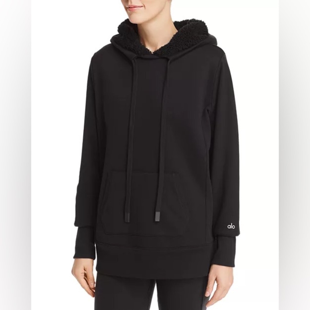 Alo yoga Heat-Up Sherpa Fleece-Lined Sweatshirt